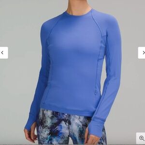 Lululemon It’s Rulu Long Sleeve Short (wild indigo)